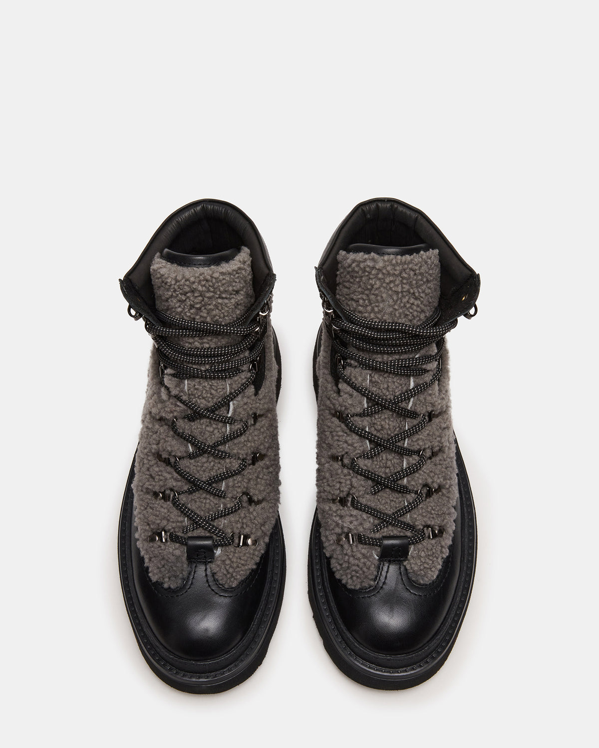 YOSEMITE Grey Multi Lace-Up Lug Men's Ankle Boot - Steve Madden