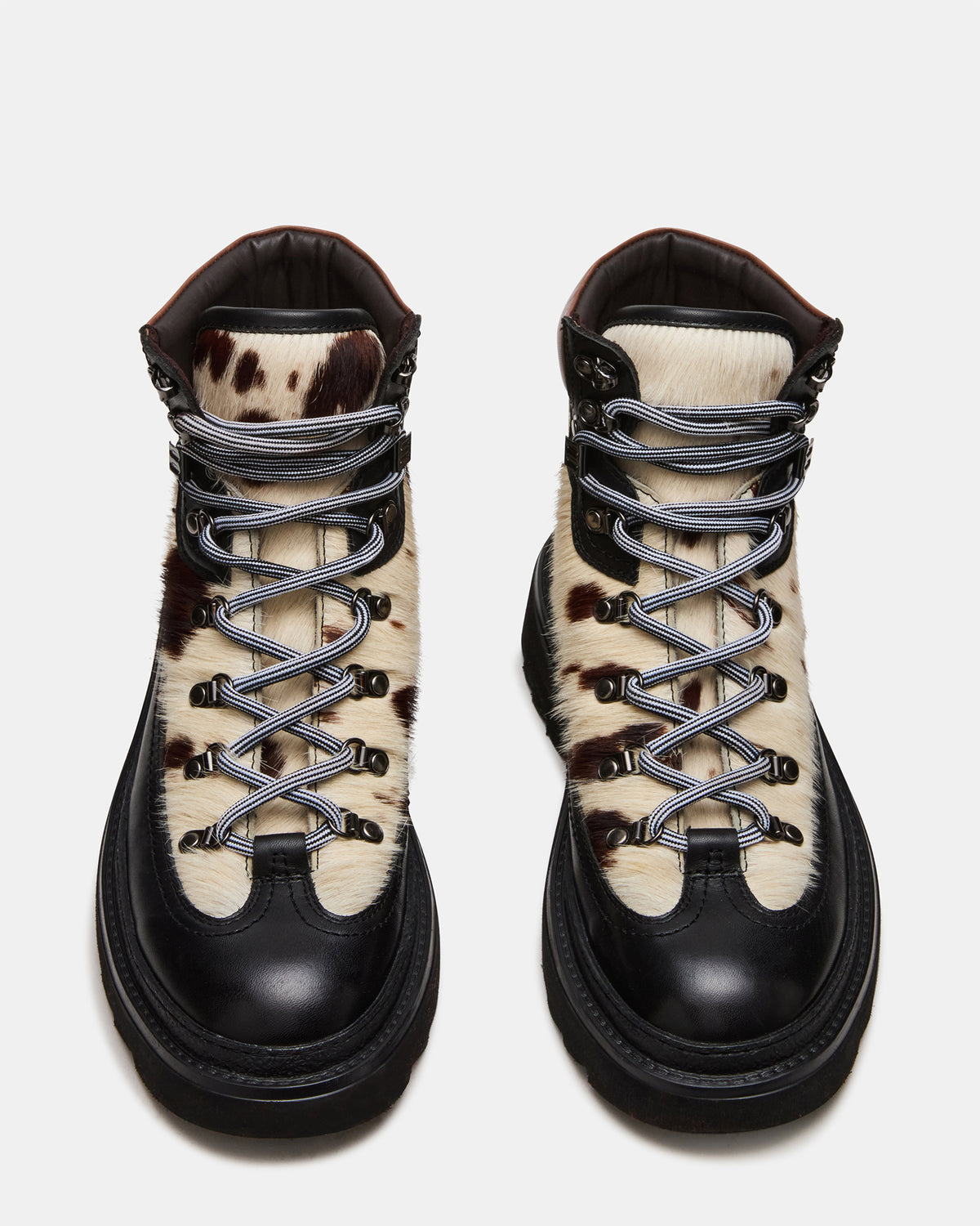 YOSEMITE Brown Multi Lace-Up Lug Men's Ankle Boot - Steve Madden
