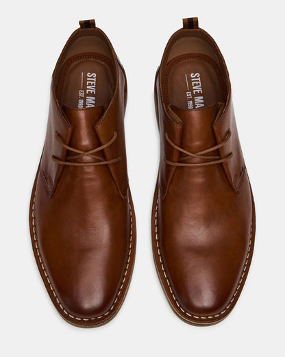 HARROS Tan Leather Men's Ankle Boots - Steve Madden