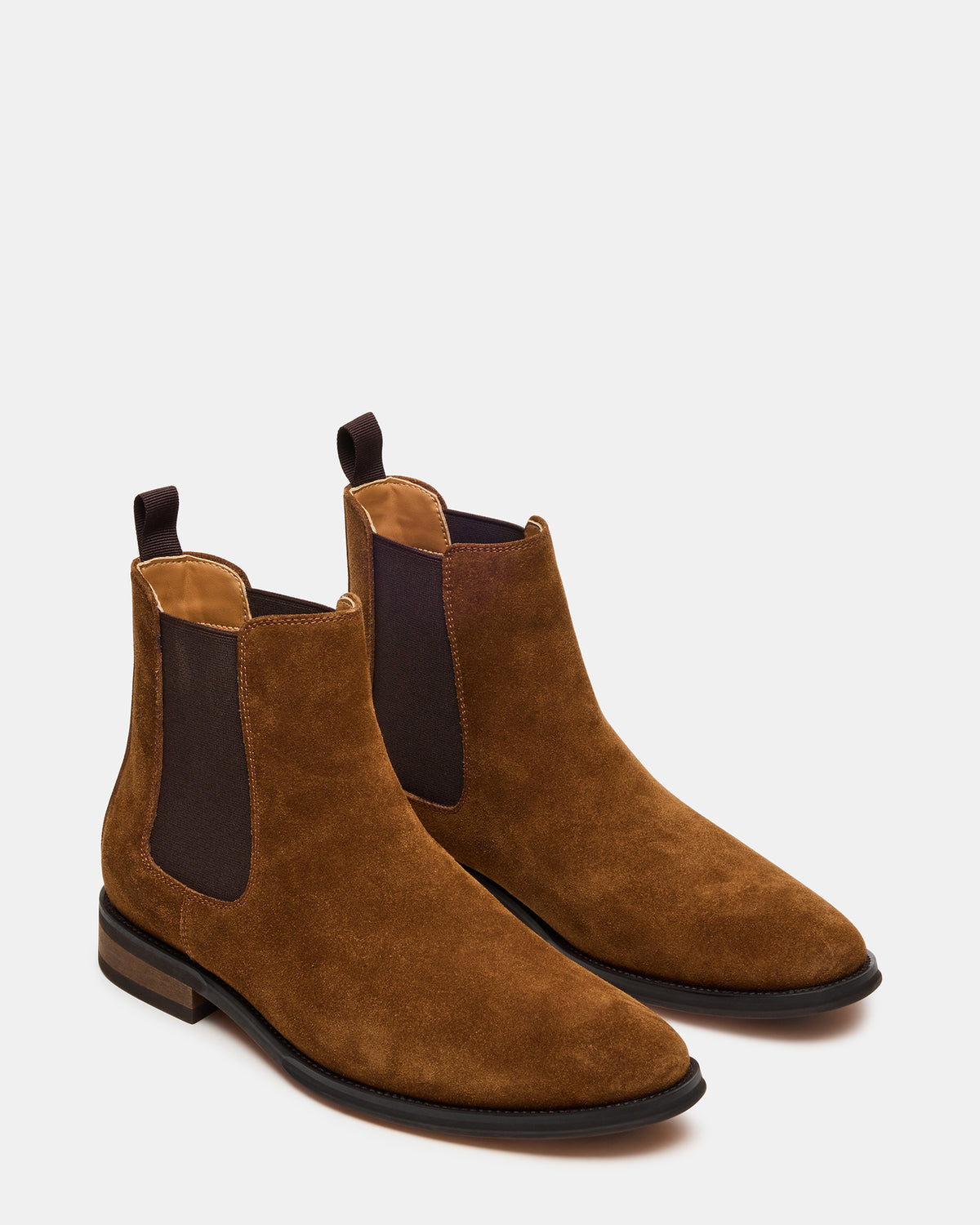 ALDAIR Chestnut Suede Chelsea Men's Ankle Boot - Steve Madden