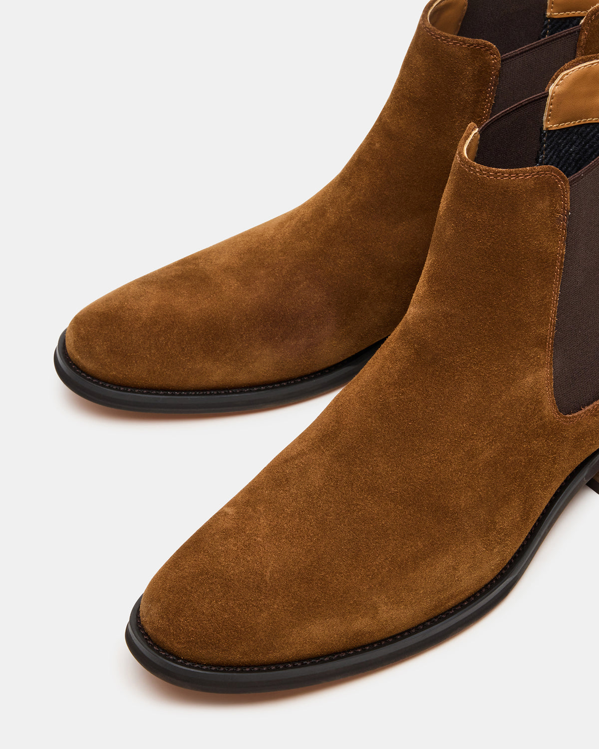 ALDAIR Chestnut Suede Chelsea Men's Ankle Boot - Steve Madden