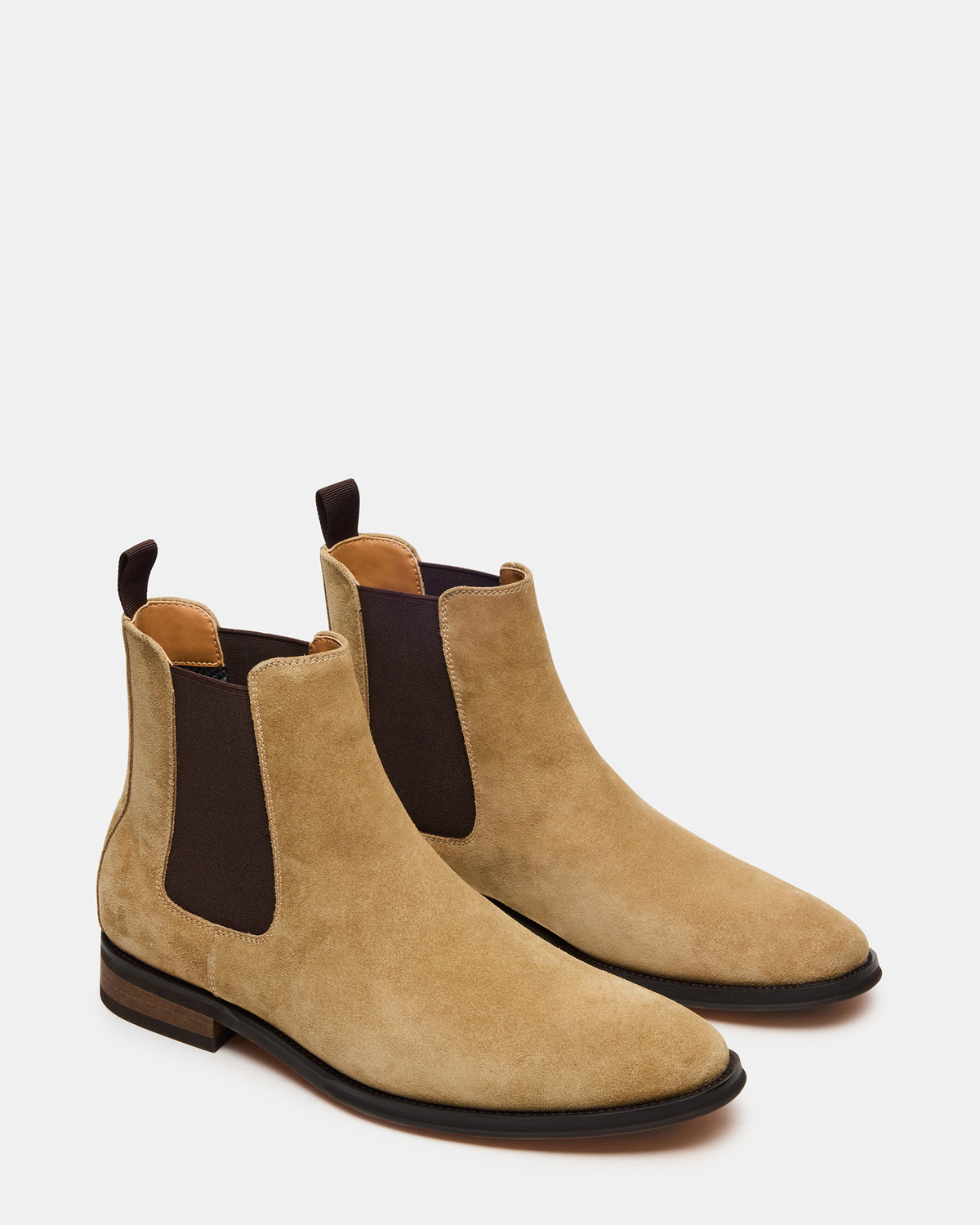 ALDAIR Taupe Suede Chelsea Men's Ankle Boot - Steve Madden