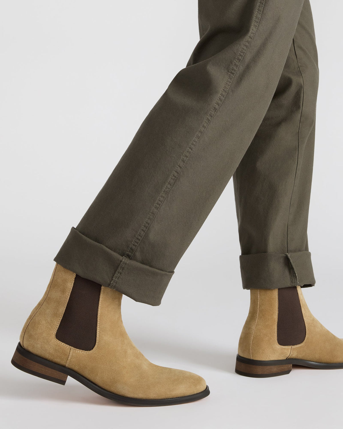 ALDAIR Taupe Suede Chelsea Men's Ankle Boot - Steve Madden