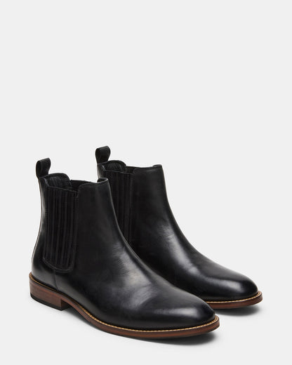 RYKER Black Chelsea Men's Ankle Boot - Steve Madden