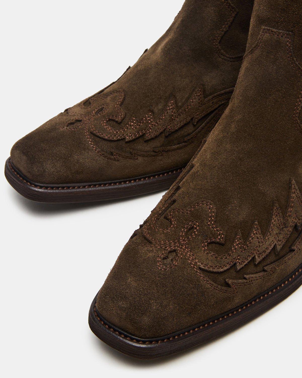 SANTANA Green Olive Western Men's Ankle Boot - Steve Madden