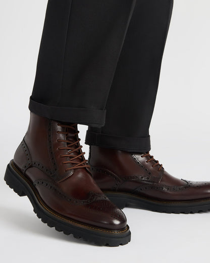 KODA Dark Brown Lace-Up Men's Ankle Boot - Steve Madden