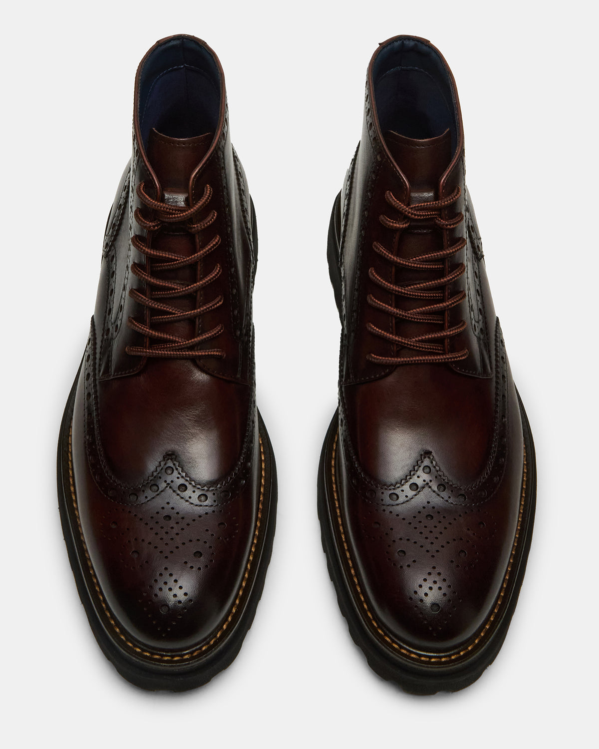 KODA Dark Brown Lace-Up Men's Ankle Boot - Steve Madden