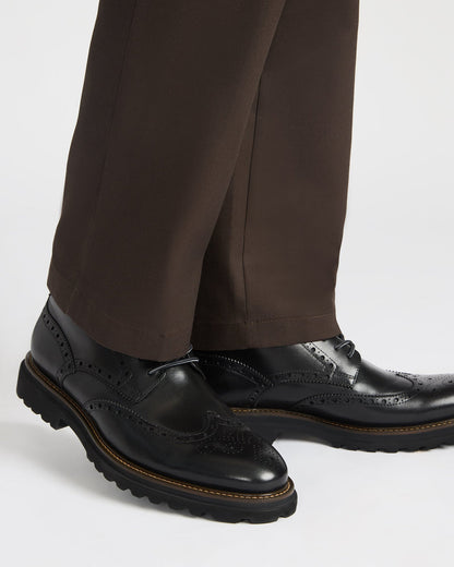 KODA Black Leather Lace-Up Men's Ankle Boot - Steve Madden