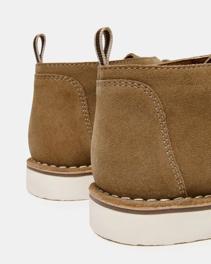 HERO Cognac Suede Lace-Up Ankle Men's Boots - Steve Madden