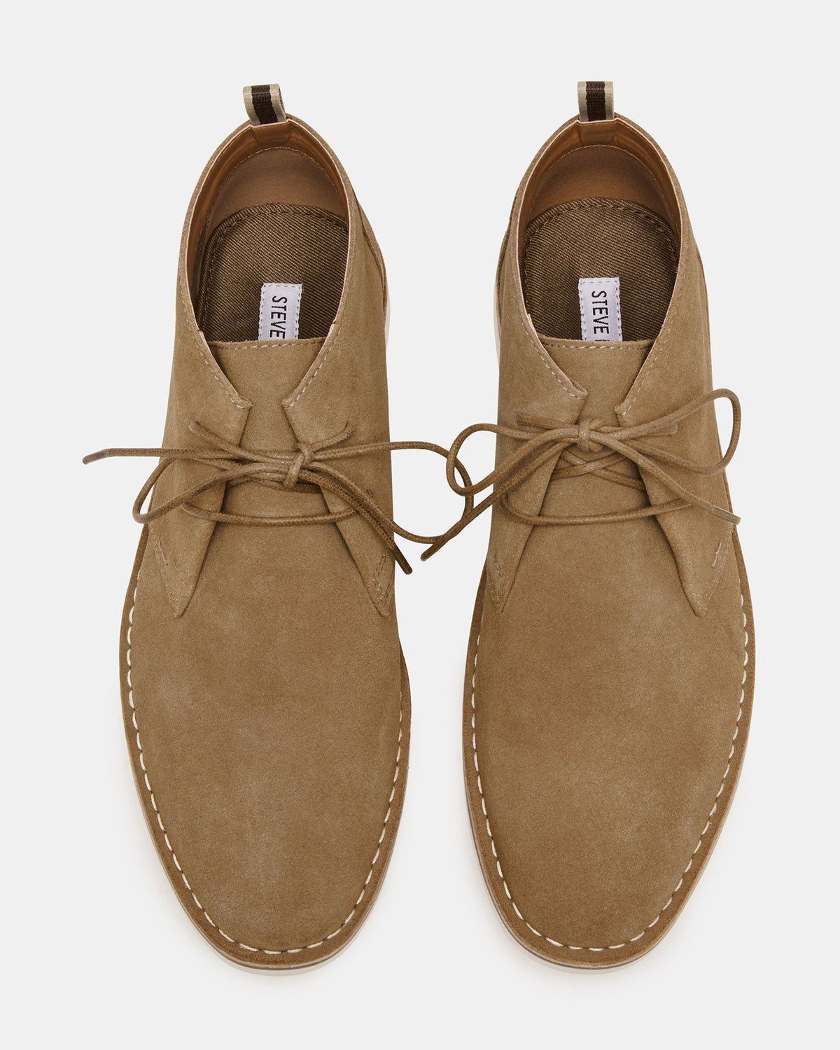 HERO Cognac Suede Lace-Up Ankle Men's Boots - Steve Madden