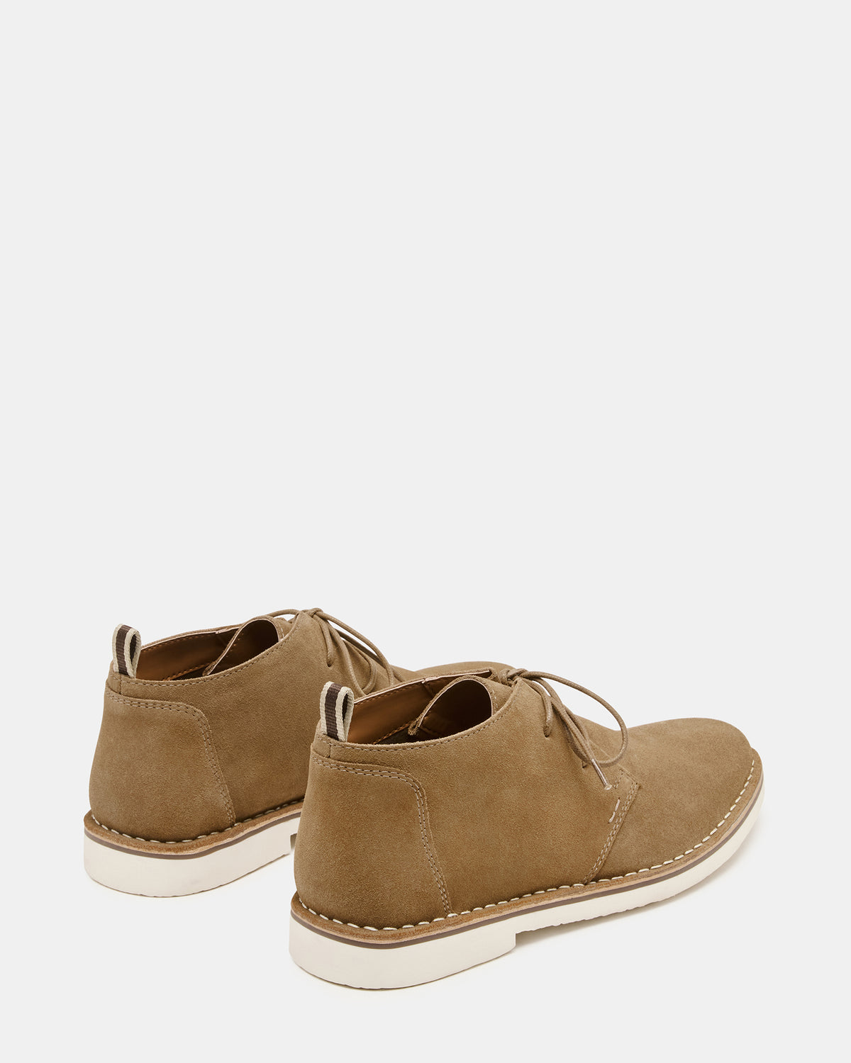 HERO Cognac Suede Lace-Up Ankle Men's Boots - Steve Madden