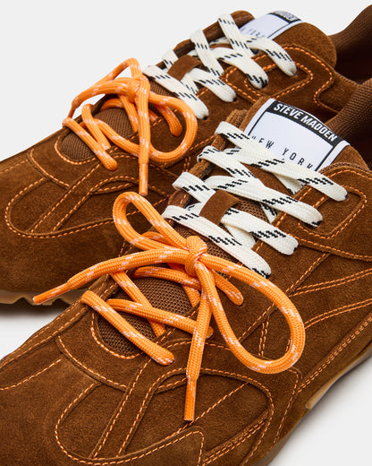 MIDAS Chestnut Low-Top Lace-Up Men's Sneaker - Steve Madden