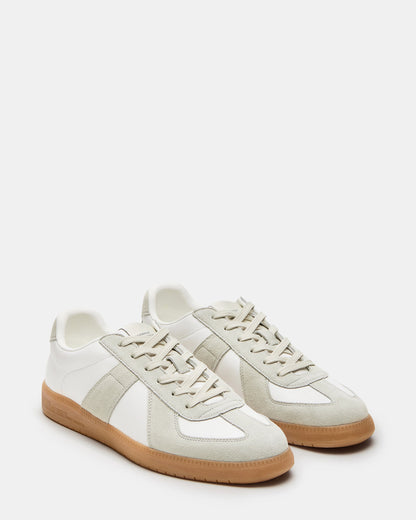 DIXON White Multi Low-Top Panel Men's Sneaker - Steve Madden