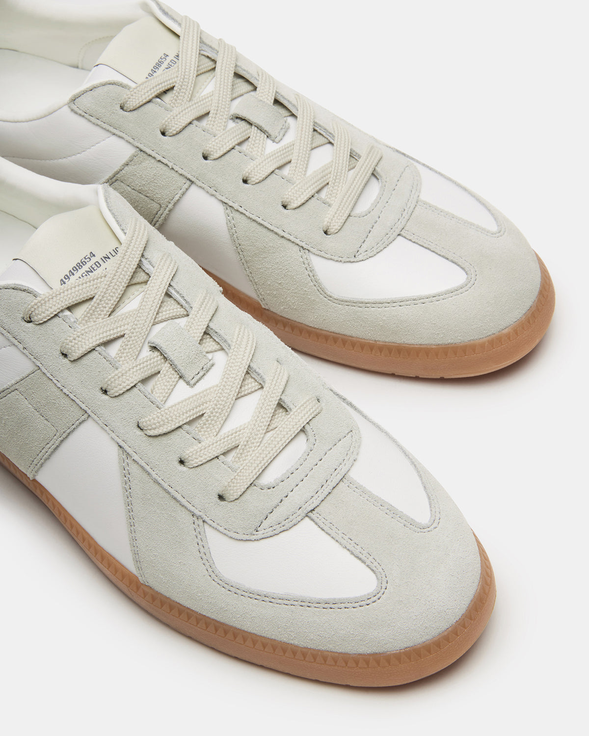 DIXON White Multi Low-Top Panel Men's Sneaker - Steve Madden