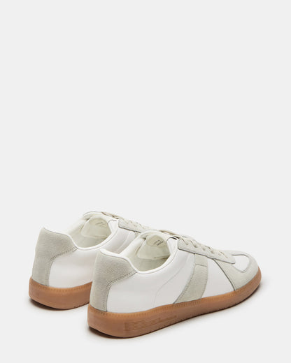 DIXON White Multi Low-Top Panel Men's Sneaker - Steve Madden