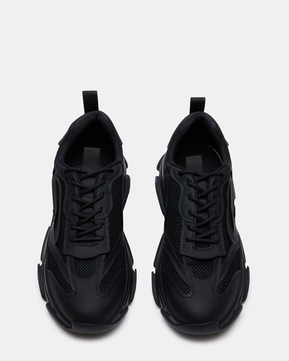 POSSESS Black Low-Top Lace-Up Men's Sneaker - Steve Madden