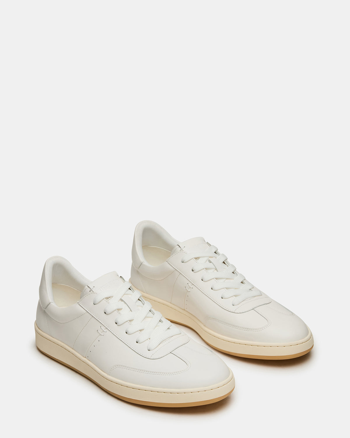 DYLAN White Low-Top Lace-Up Platform Men's Sneaker - Steve Madden