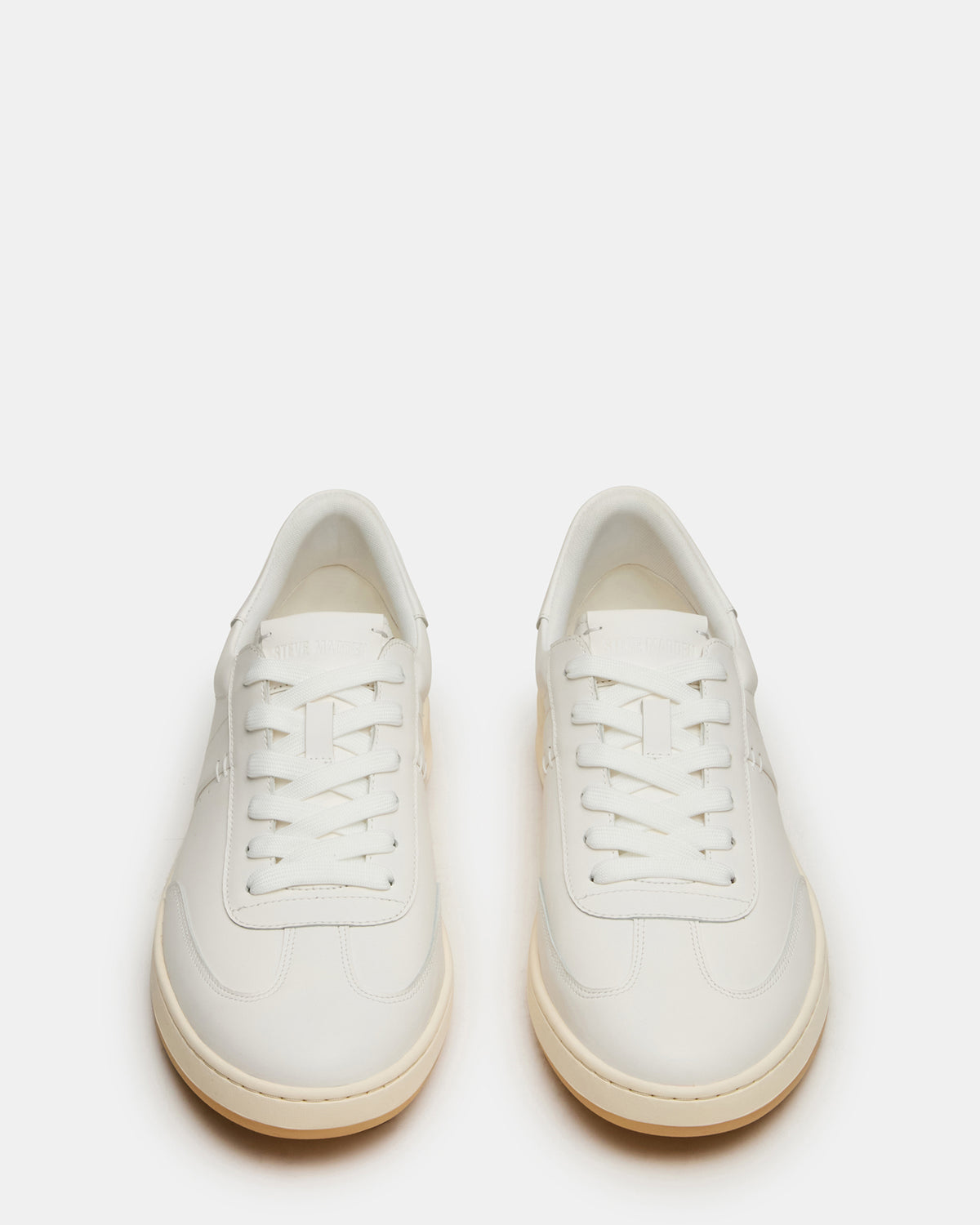 DYLAN White Low-Top Lace-Up Platform Men's Sneaker - Steve Madden