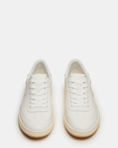 DYLAN White Low-Top Lace-Up Platform Men's Sneaker - Steve Madden