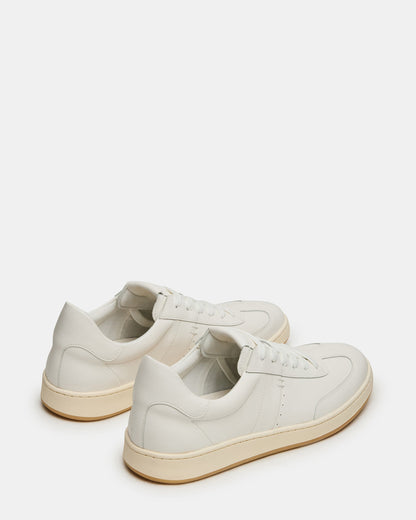 DYLAN White Low-Top Lace-Up Platform Men's Sneaker - Steve Madden