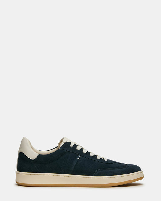 DYLAN Navy/White Low-Top Lace-Up Platform Men's Sneaker - Steve Madden