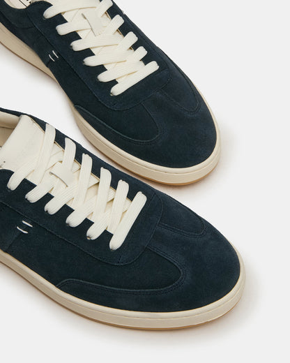 DYLAN Navy/White Low-Top Lace-Up Platform Men's Sneaker - Steve Madden