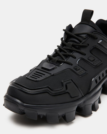 PONCE Black Men's Chunky Sole Lace Up Sneaker - Steve Madden