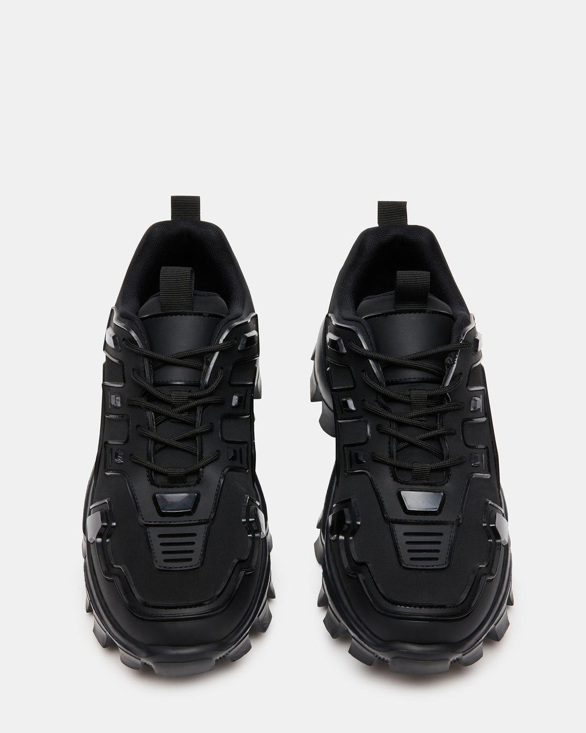 PONCE Black Men's Chunky Sole Lace Up Sneaker - Steve Madden