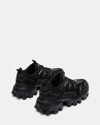 PONCE Black Men's Chunky Sole Lace Up Sneaker - Steve Madden