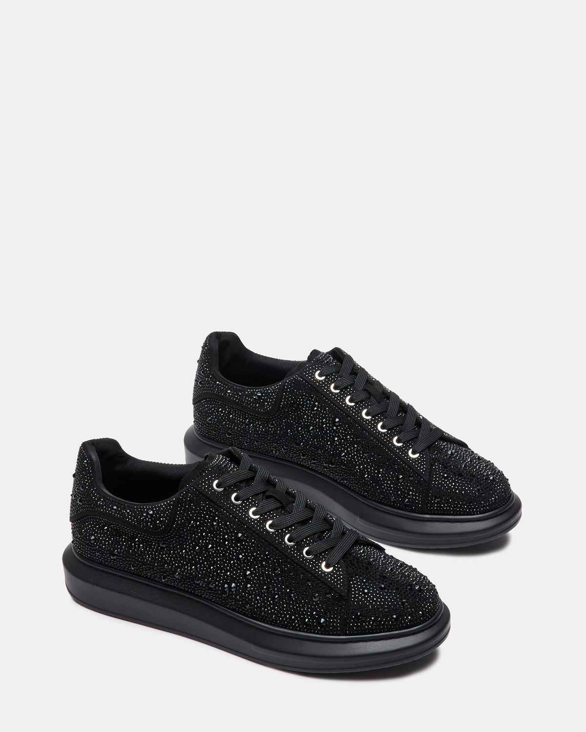 ICEBOX Rhinestone Men's Low-Top Lace-Up Sneaker - Steve Madden