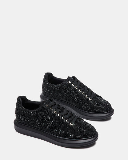 ICEBOX Rhinestone Men's Low-Top Lace-Up Sneaker - Steve Madden