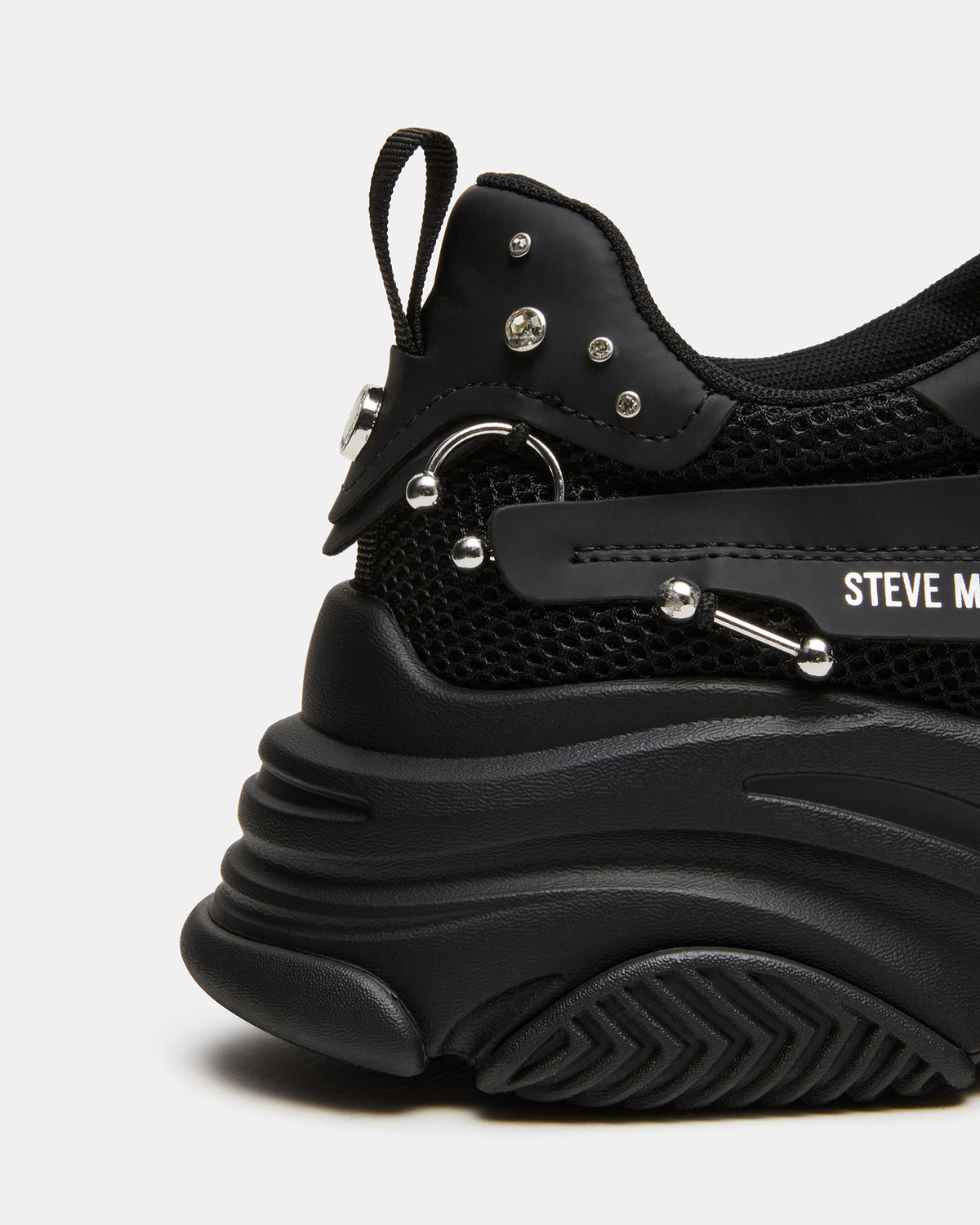 PIERCED Black Low-Top Lace-Up Men's Sneaker - Steve Madden