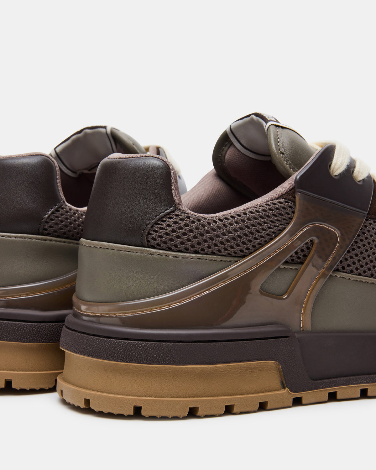 SANCHEZ Brown Multi Low-Top Lace-Up Men's Sneaker - Steve Madden
