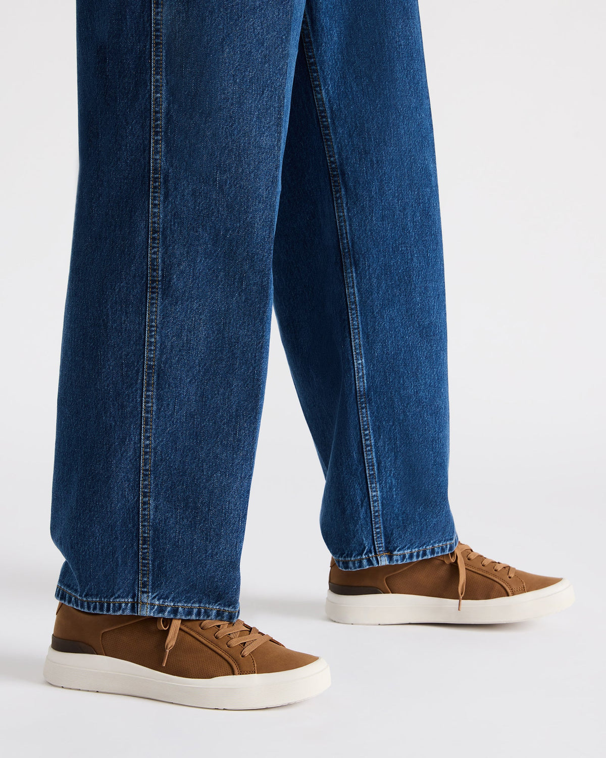 DACK Cognac Men's Lace-Up Sneakers - Steve Madden