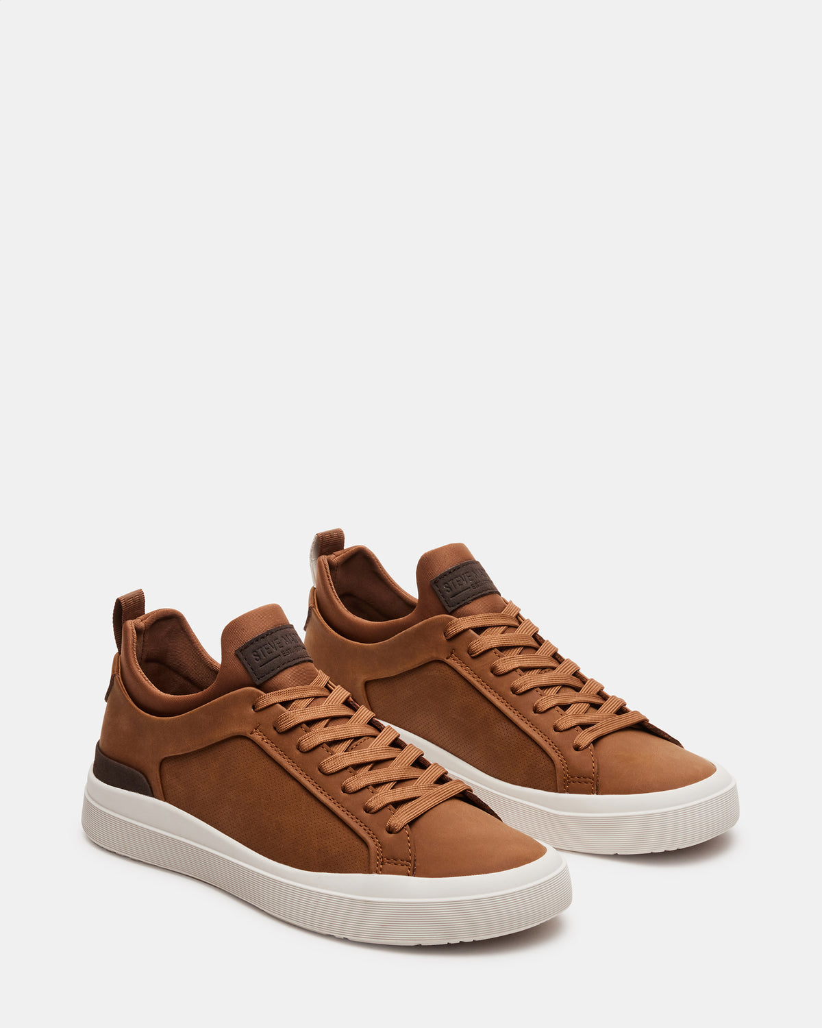 DACK Cognac Men's Lace-Up Sneakers - Steve Madden