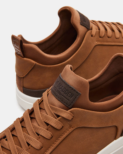 DACK Cognac Men's Lace-Up Sneakers - Steve Madden