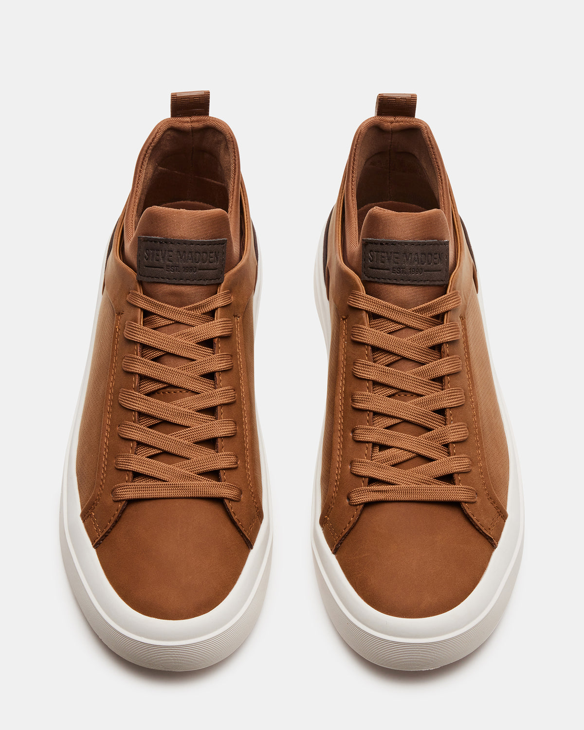 DACK Cognac Men's Lace-Up Sneakers - Steve Madden