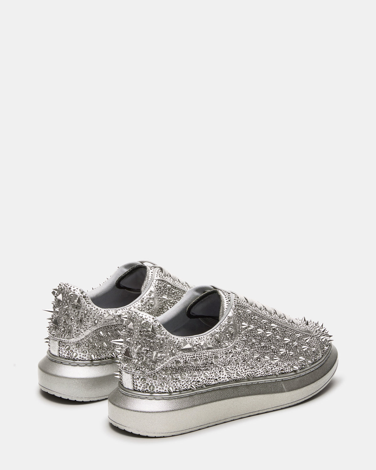 ICEBOX Pewter Metallic Men's Low-Top Lace-Up Sneaker - Steve Madden