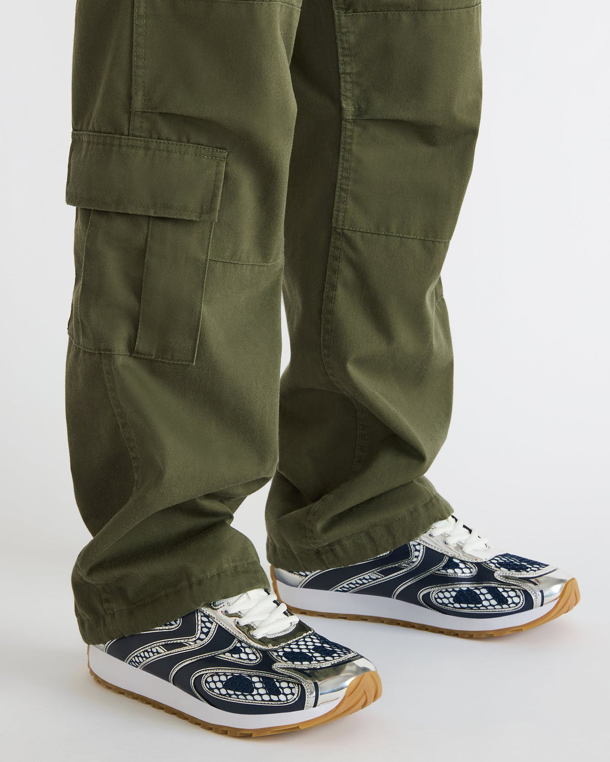 XYLO Blue Low-Top Lace-Up Men's Sneakers - Steve Madden