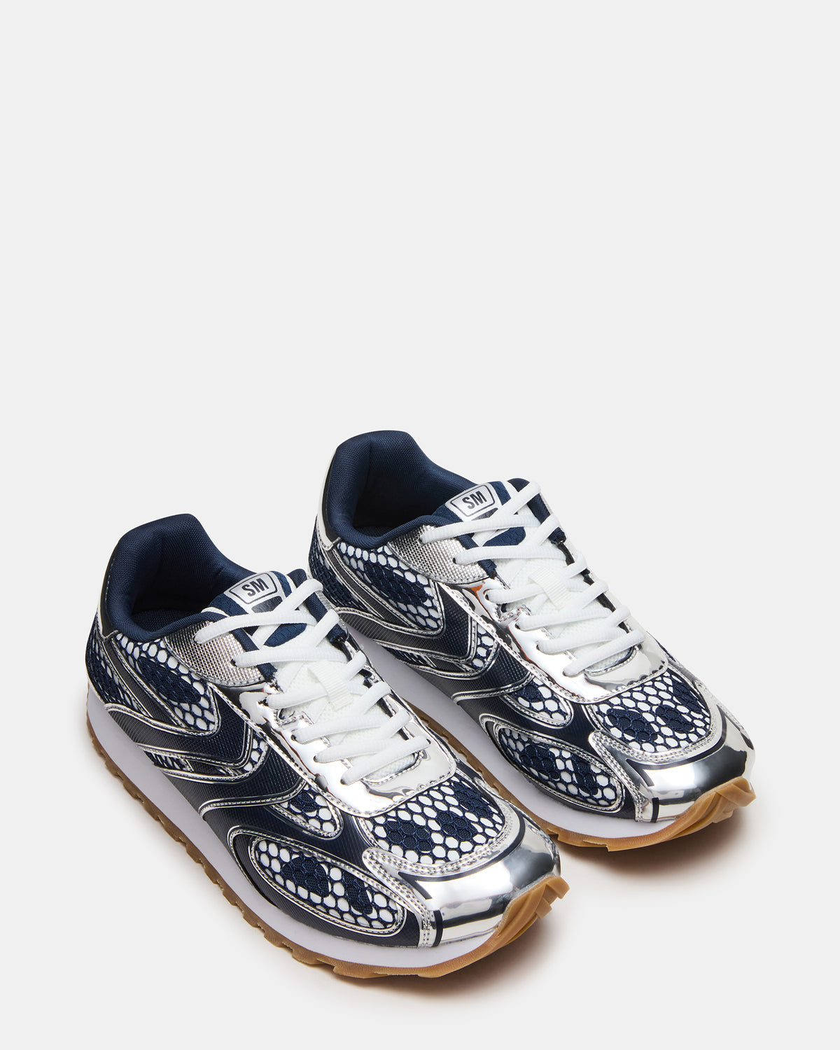 XYLO Blue Low-Top Lace-Up Men's Sneakers - Steve Madden