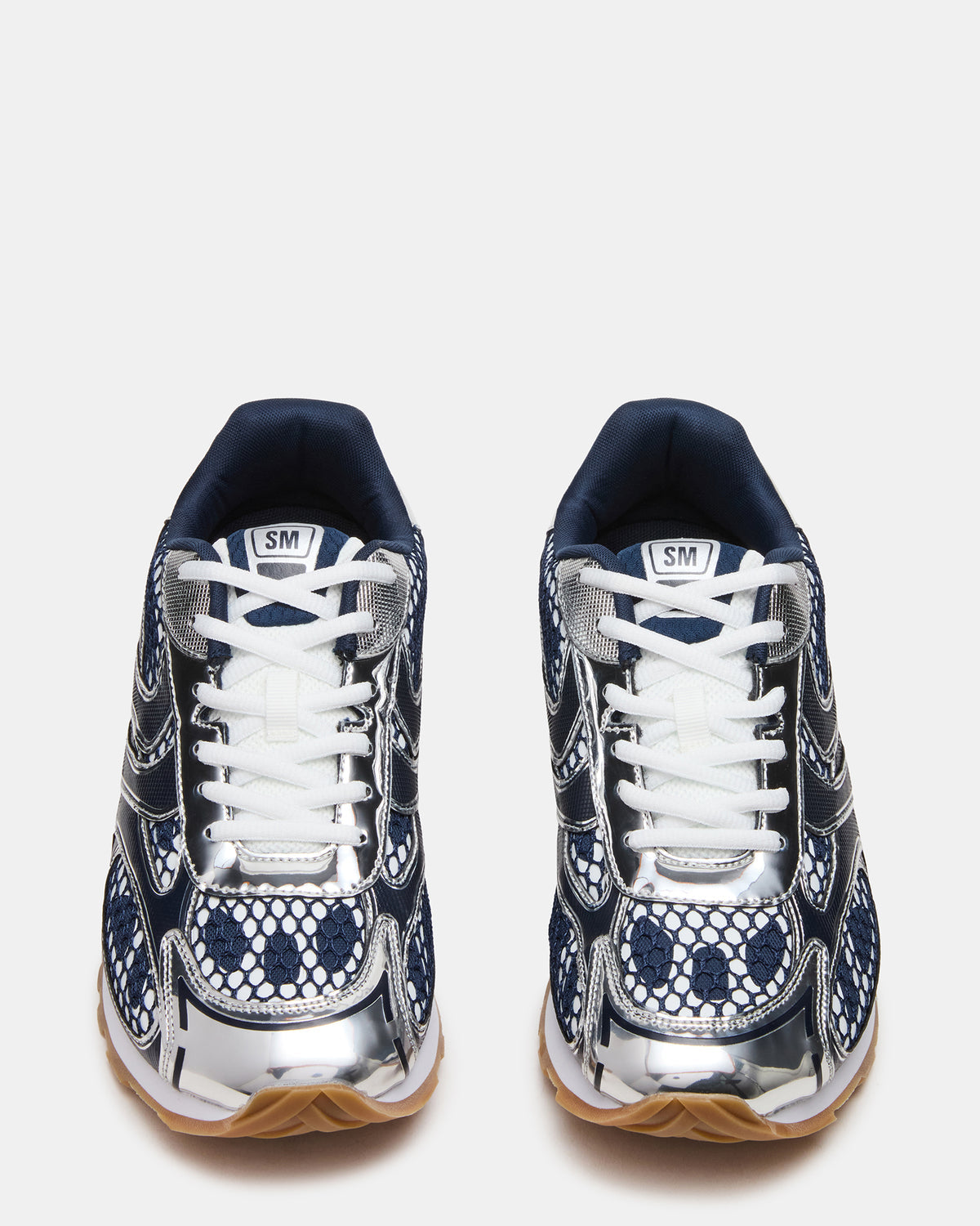 XYLO Blue Low-Top Lace-Up Men's Sneakers - Steve Madden