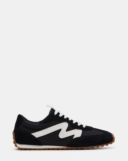 CYRUS Black Low-Top Lace-Up Men's Sneaker - Steve Madden