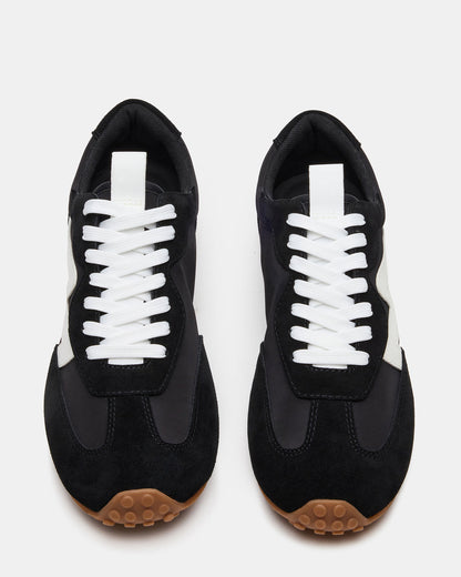 CYRUS Black Low-Top Lace-Up Men's Sneaker - Steve Madden