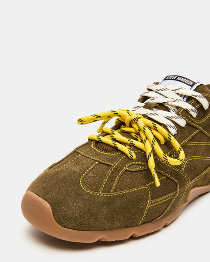 MIDAS Olive Low-Top Lace-Up Men's Sneaker - Steve Madden