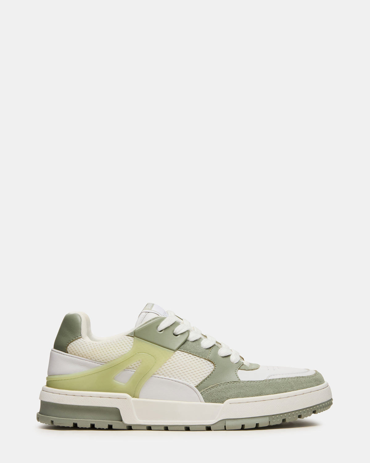 SANCHEZ Green Multi Low-Top Lace-Up Men's Sneaker - Steve Madden