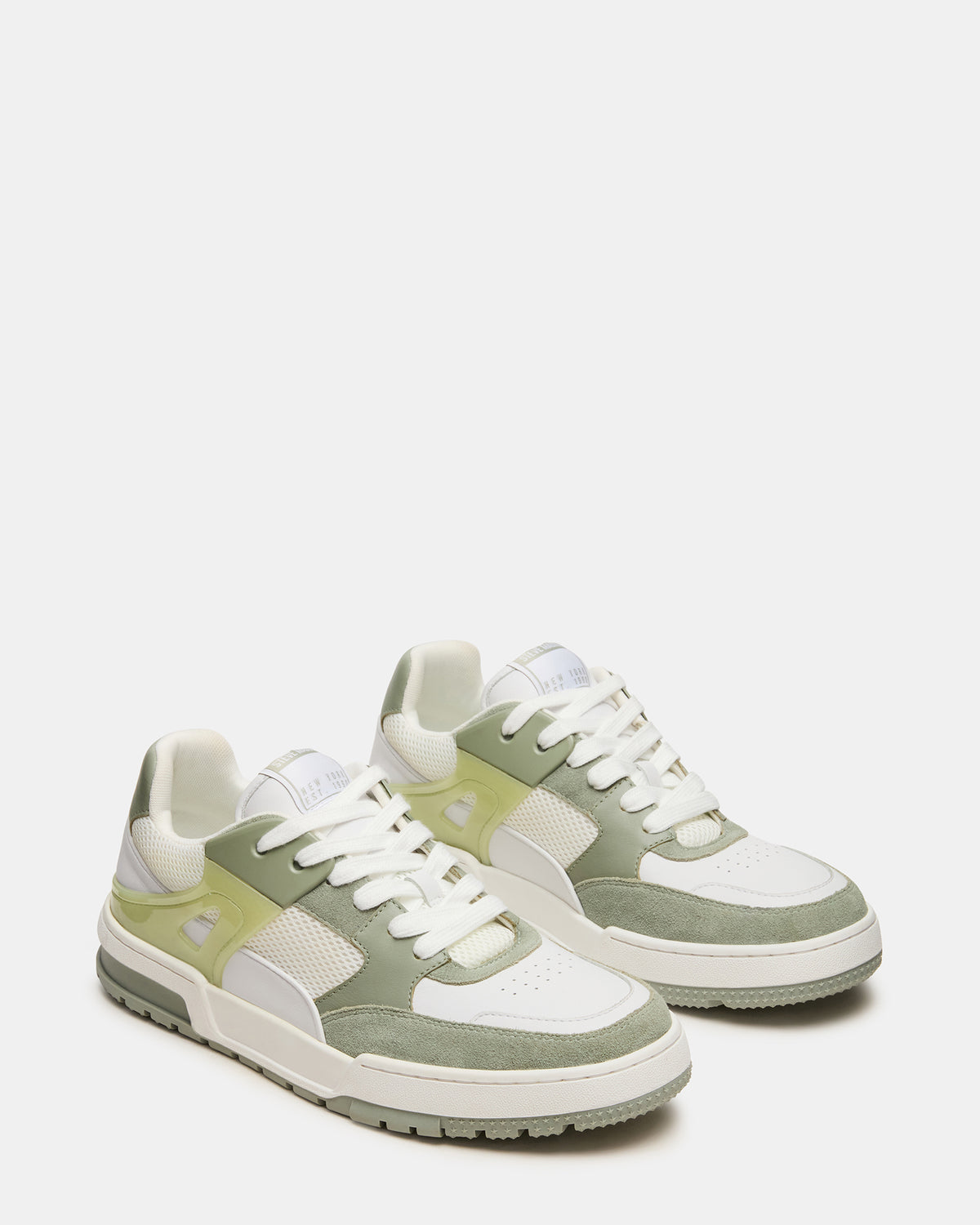 SANCHEZ Green Multi Low-Top Lace-Up Men's Sneaker - Steve Madden