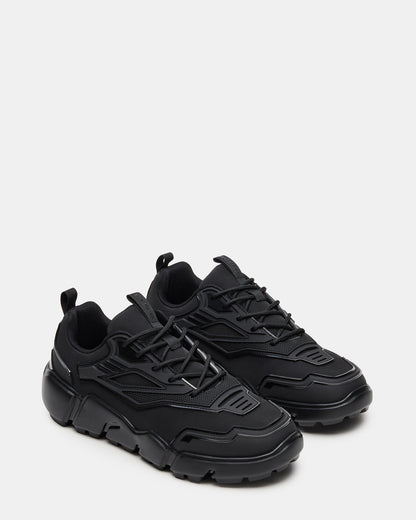 PACE Black Low-Top Lace-Up Men's Sneaker - Steve Madden
