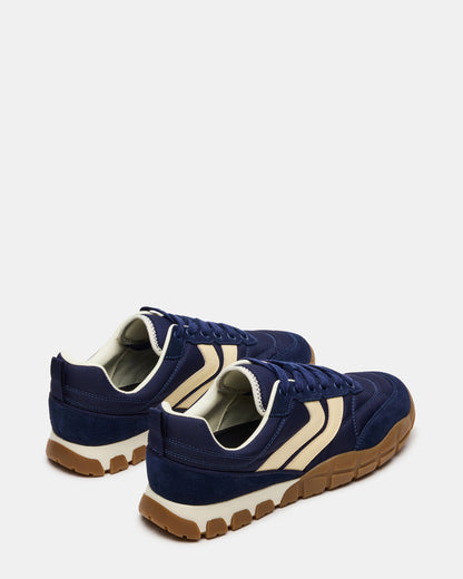 HORIZON Navy Low-Top Lace-Up Men's Sneaker - Steve Madden