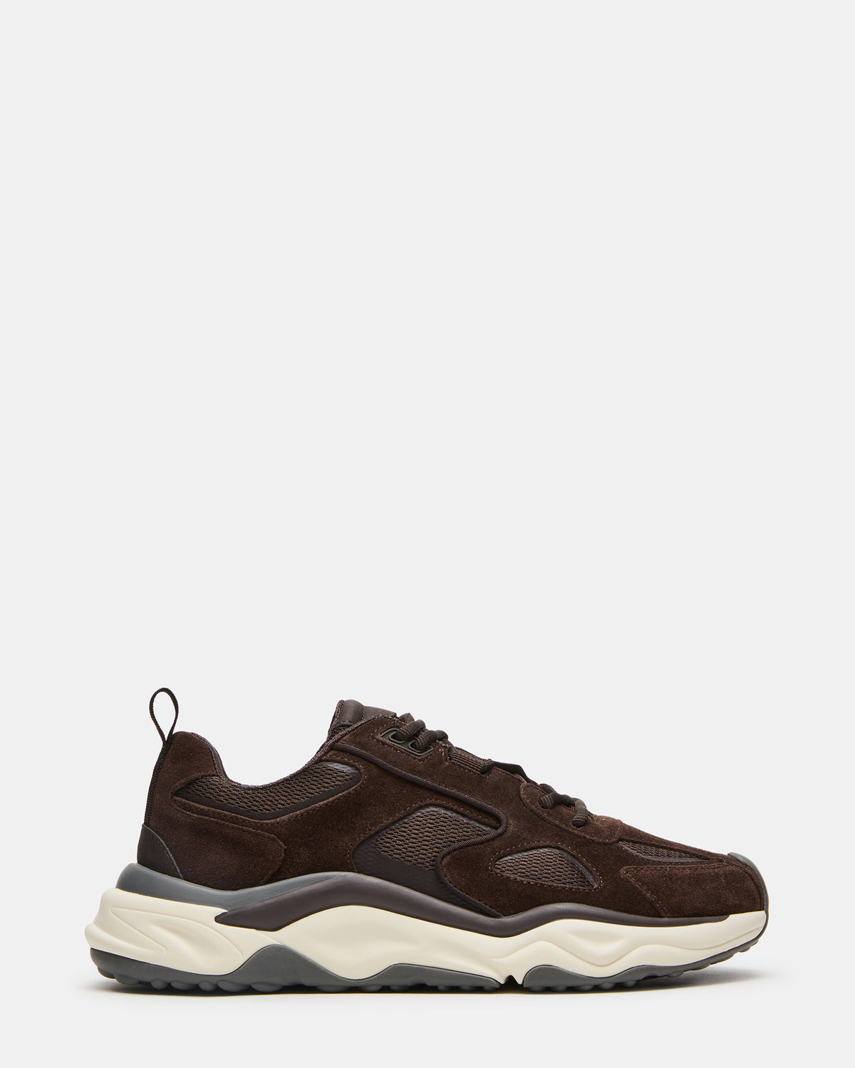 SALVADOR Brown Low-Top Lace-Up Men's Sneaker - Steve Madden