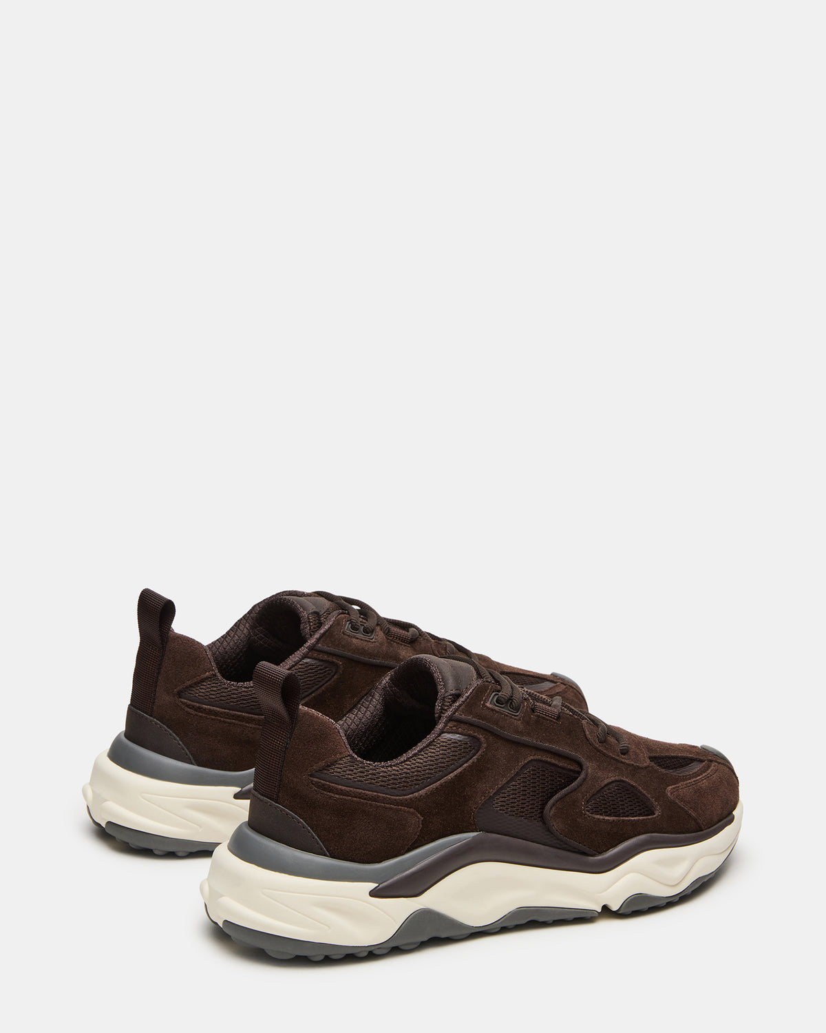 SALVADOR Brown Low-Top Lace-Up Men's Sneaker - Steve Madden